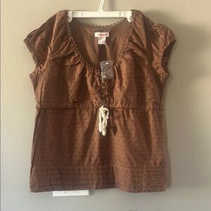 Kenzie Brown Blouse